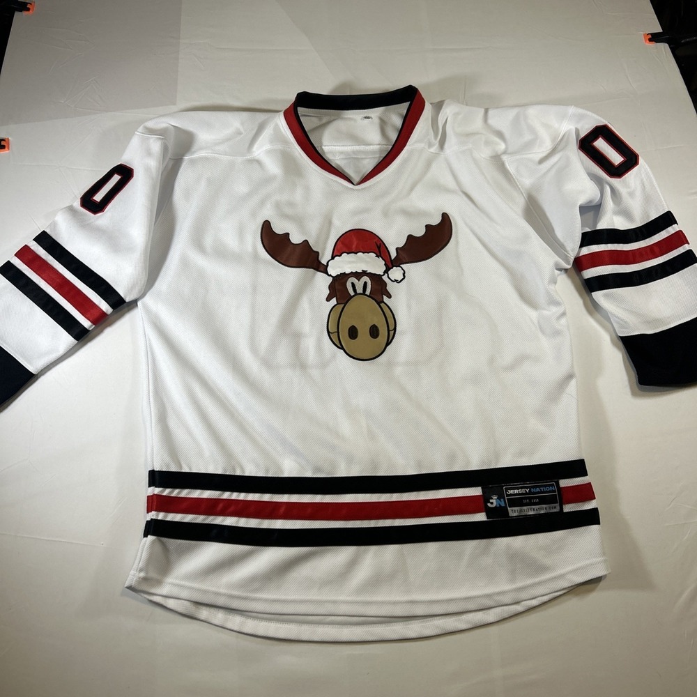 Clark Griswold Christmas Vacation Hockey Jersey 00 2XL Mens Wally World